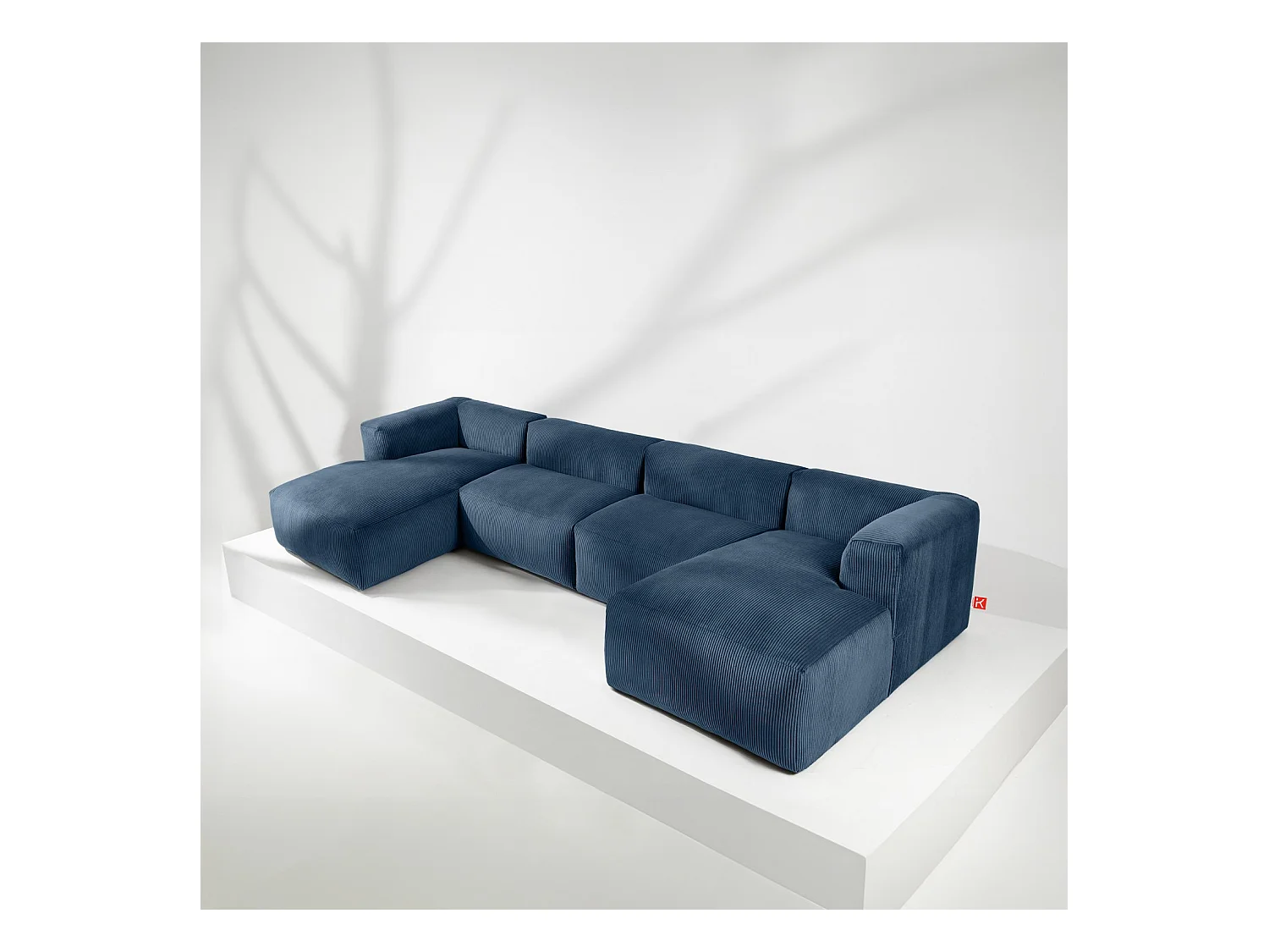 Wohnlandschaft BUFFO 9-Sitzer - Nachtblau
