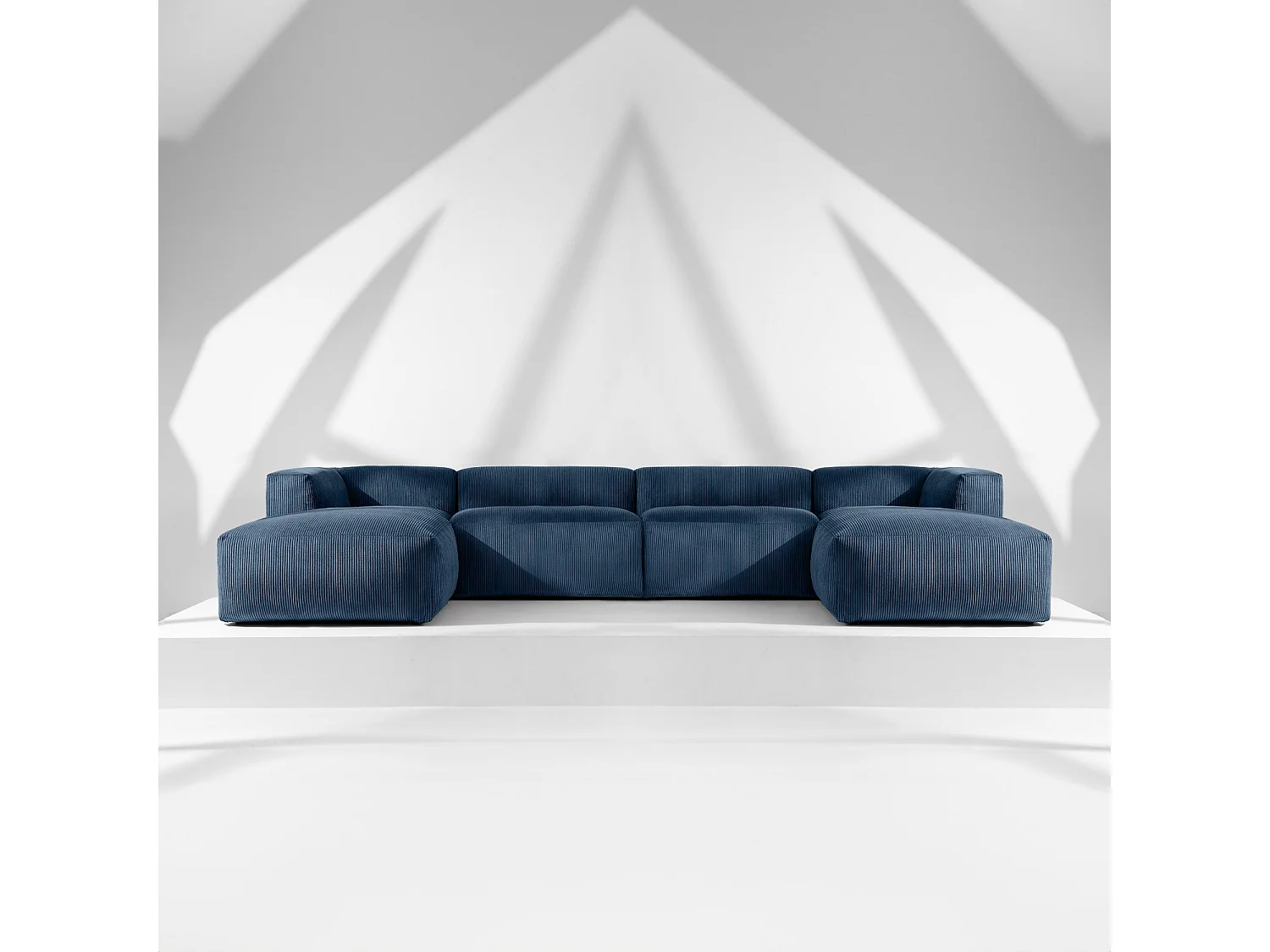 Wohnlandschaft BUFFO 9-Sitzer - Nachtblau