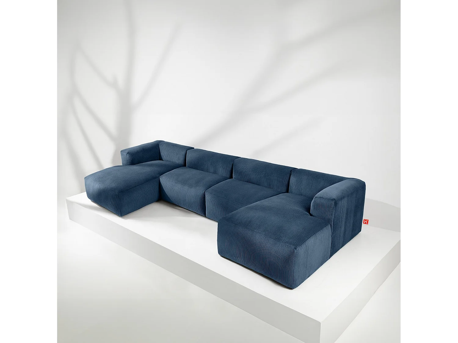 Wohnlandschaft BUFFO 9-Sitzer - Nachtblau