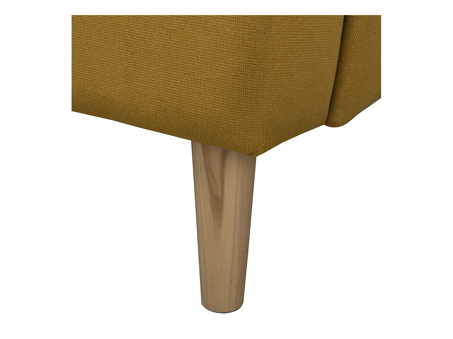 Ohrensessel Teramo mit Hocker bequemer Sessel Wohnung Relaxsessel  ( Kronos 01 - gelb)