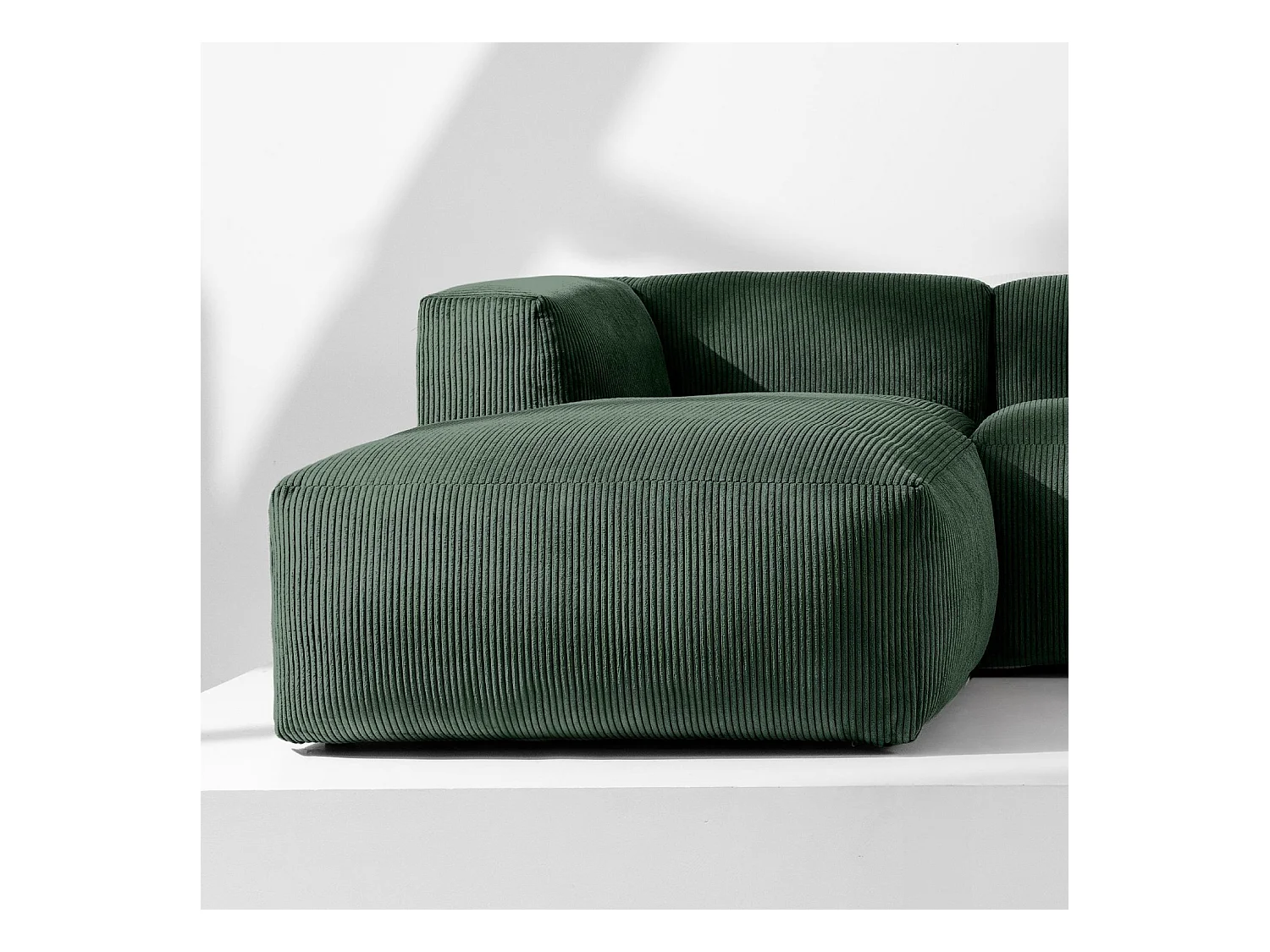 Wohnlandschaft BUFFO 9-Sitzer - Dunkelgrün