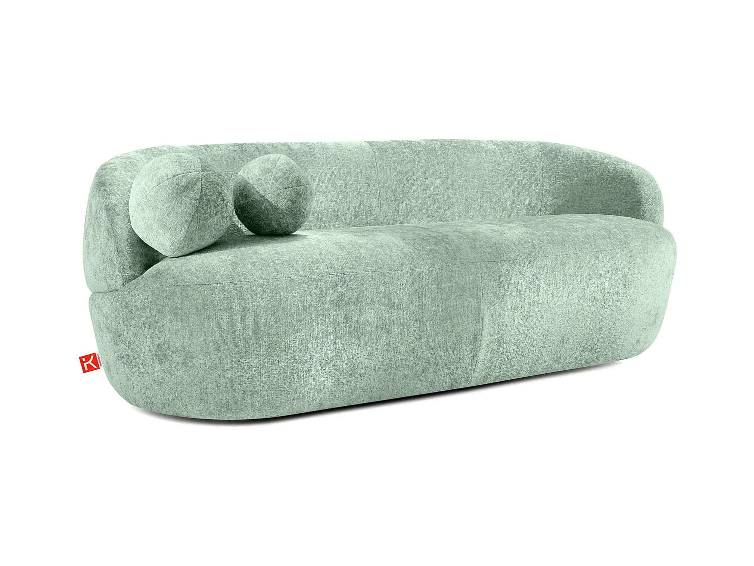 Canapé droit - 3 places NELUM - Menthe