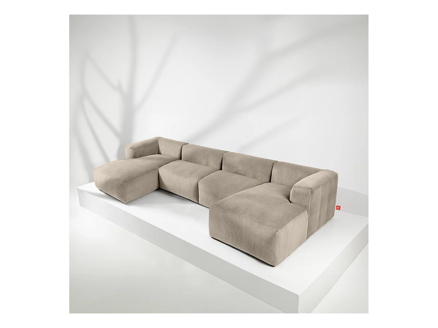 Wohnlandschaft BUFFO 9-Sitzer - Beige