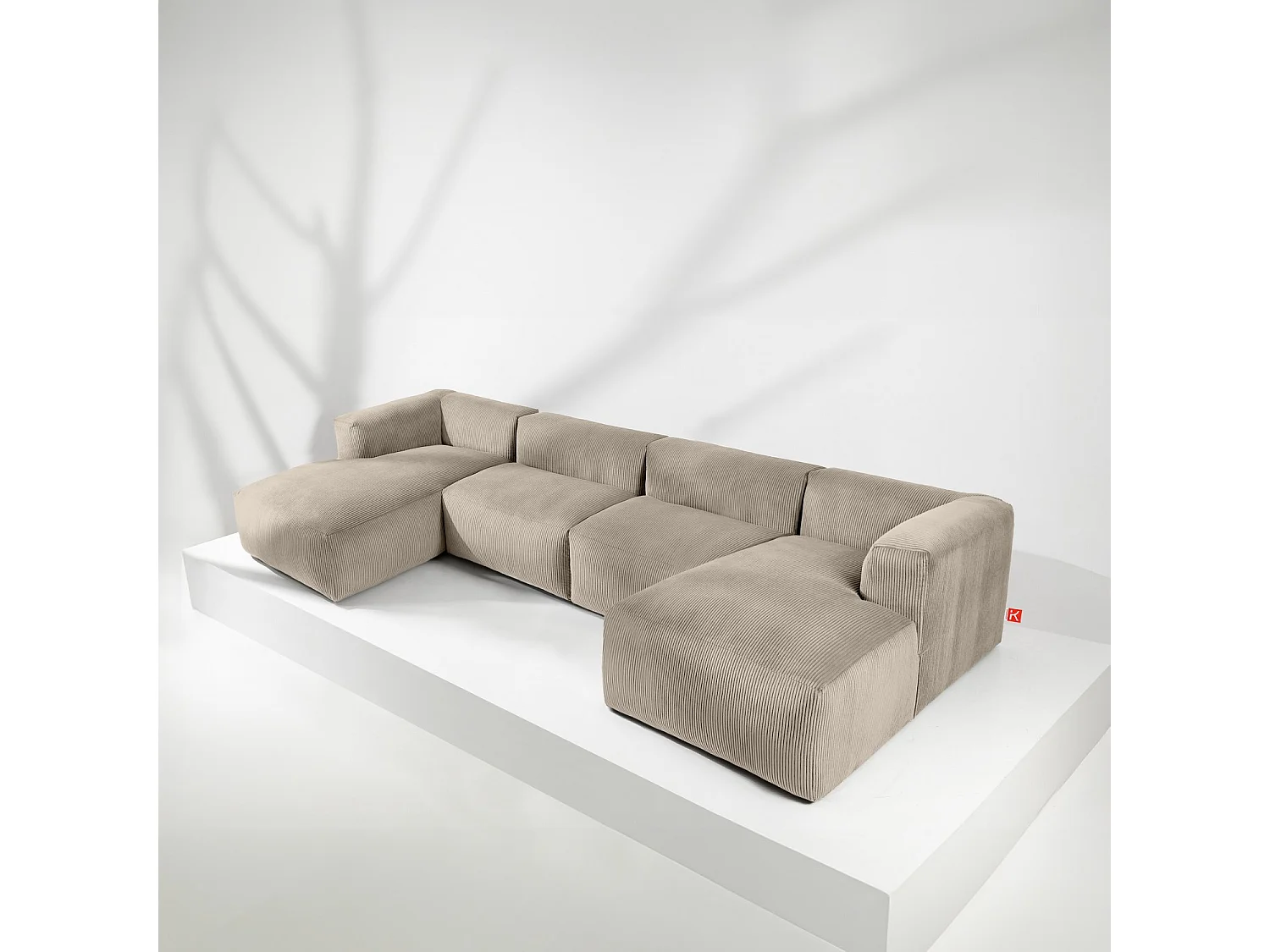 Wohnlandschaft BUFFO 9-Sitzer - Beige