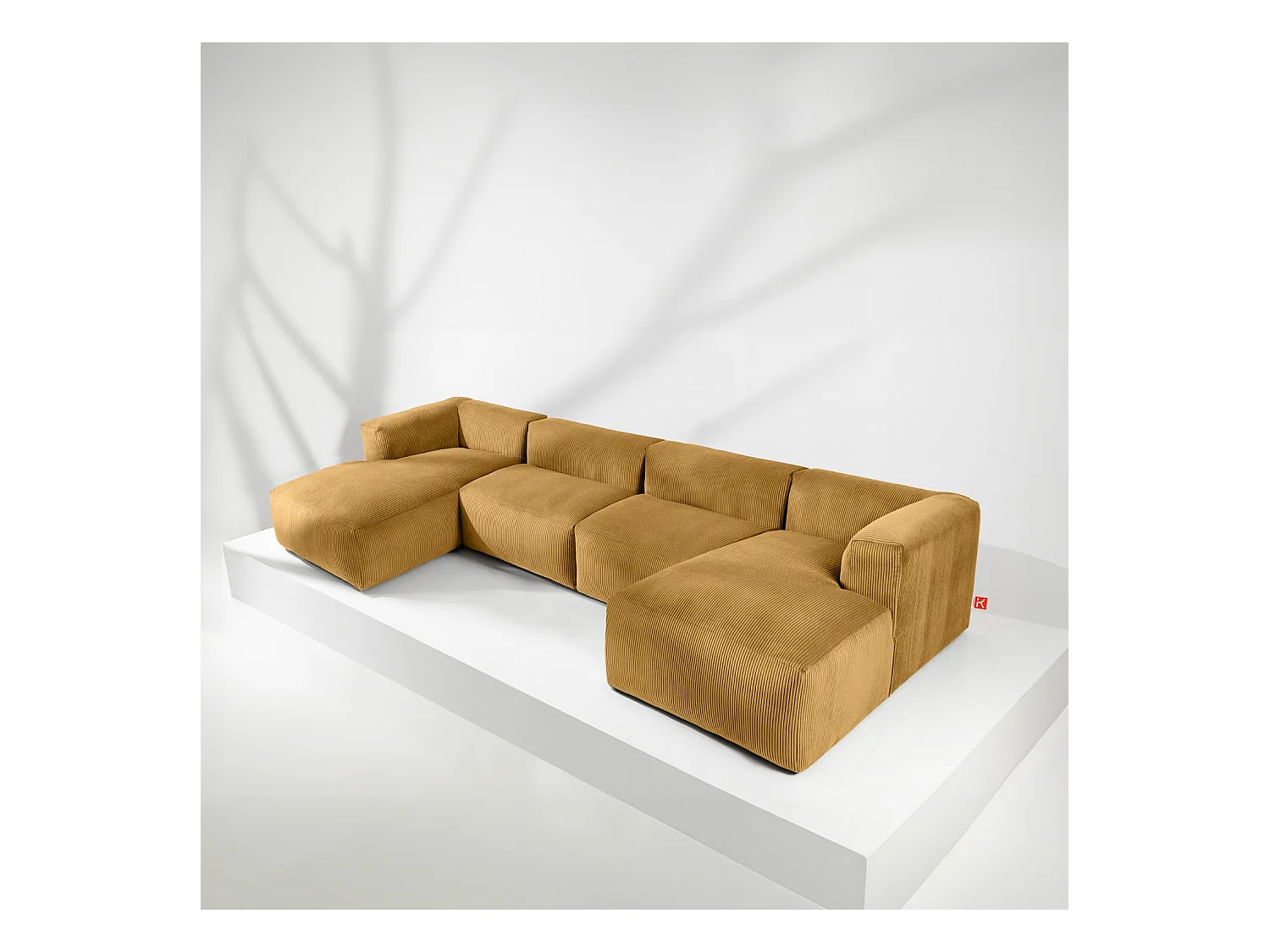 Wohnlandschaft BUFFO 9-Sitzer - Gelb