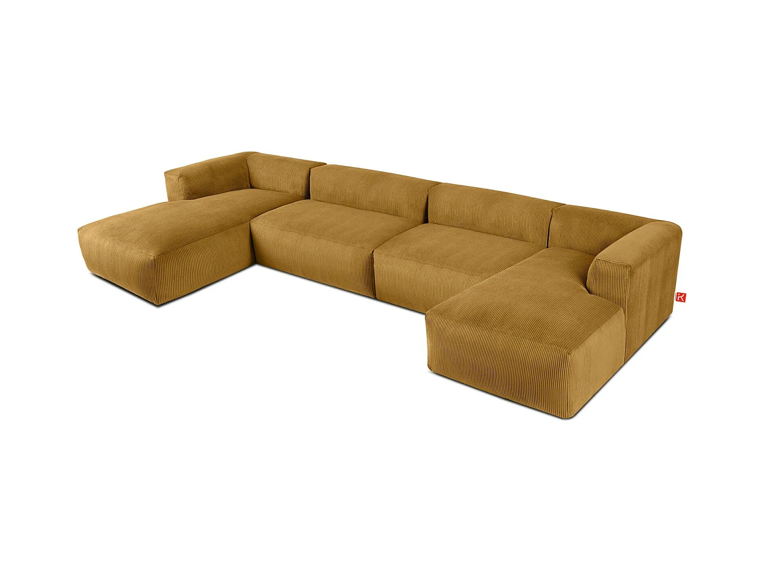 Wohnlandschaft BUFFO 9-Sitzer - Gelb