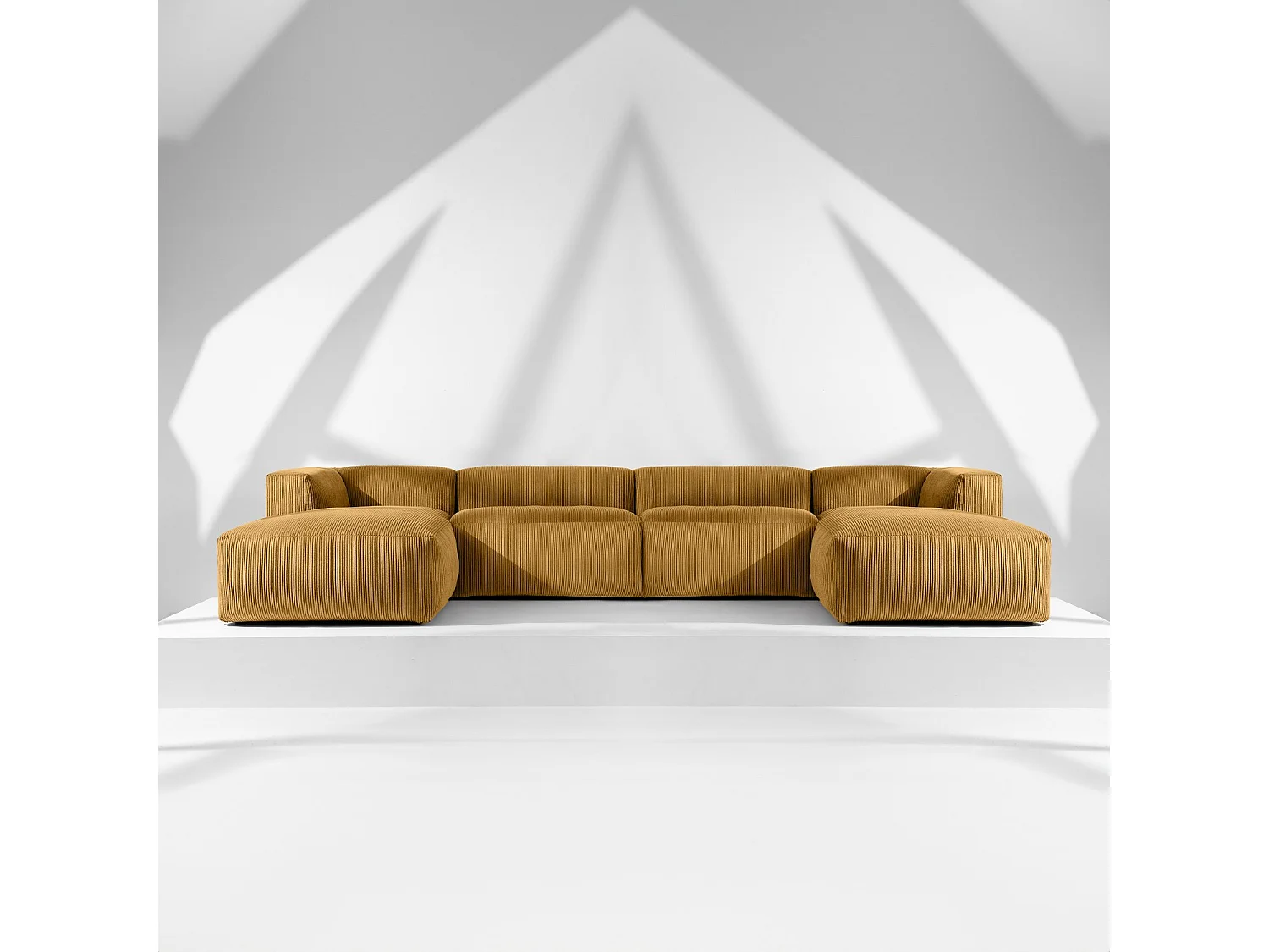 Wohnlandschaft BUFFO 9-Sitzer - Gelb