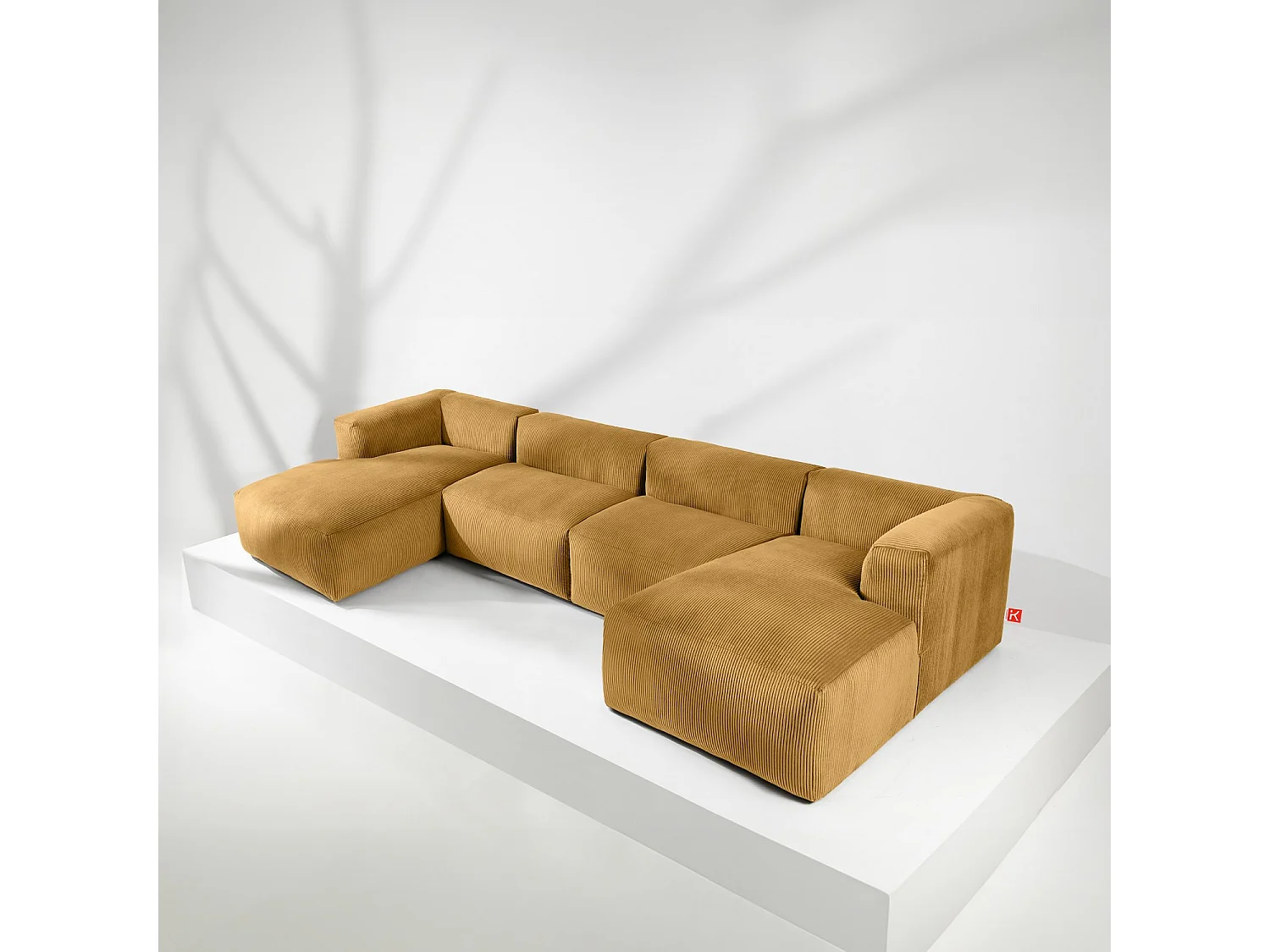 Wohnlandschaft BUFFO 9-Sitzer - Gelb