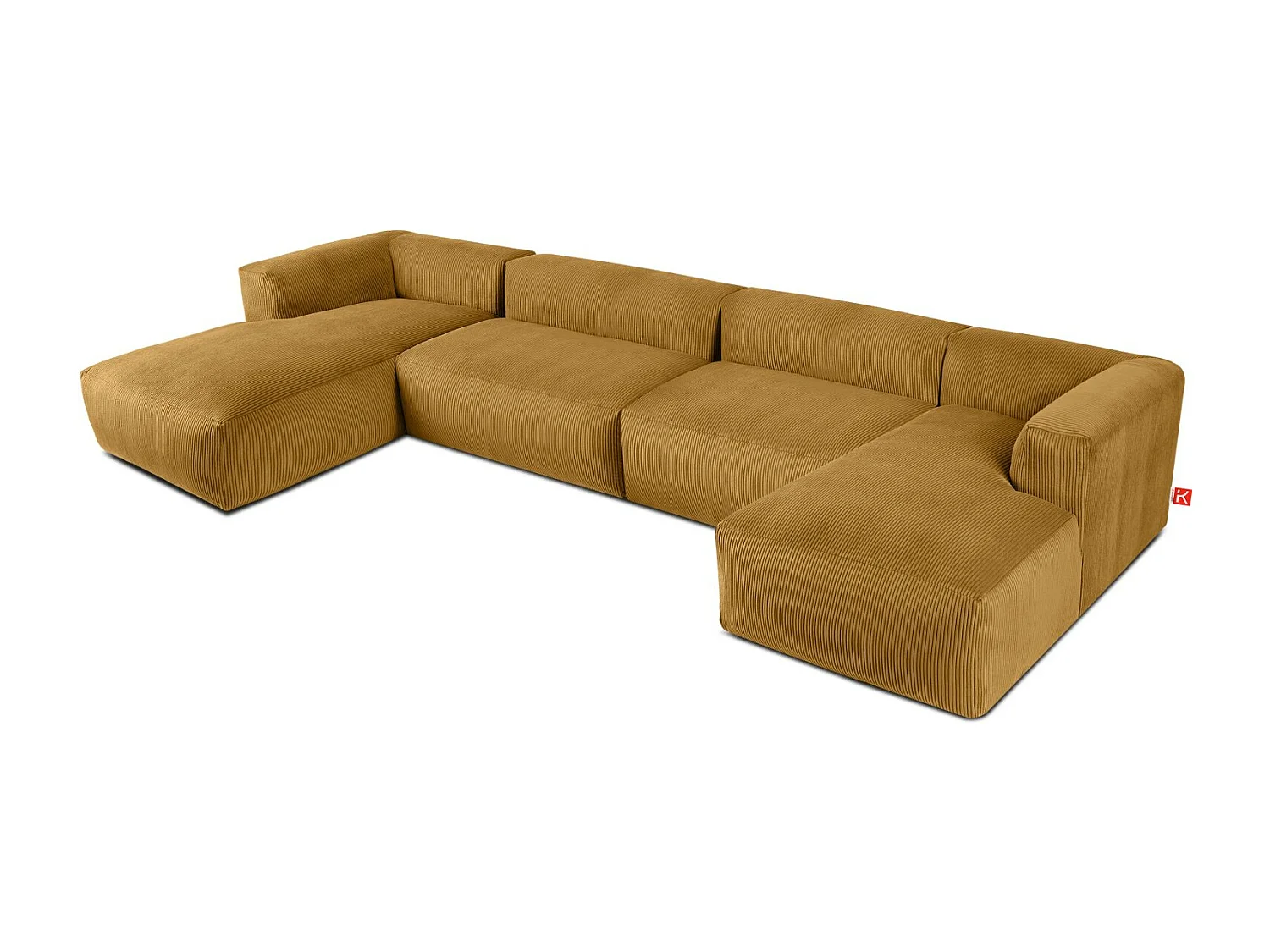 Wohnlandschaft BUFFO 9-Sitzer - Gelb