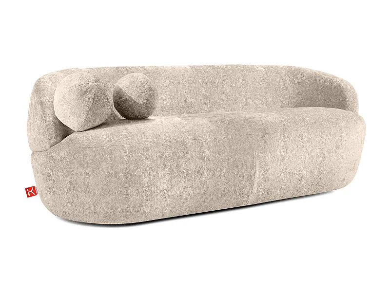 Sofa - modern - NELUM - 3-sitzer - Creme