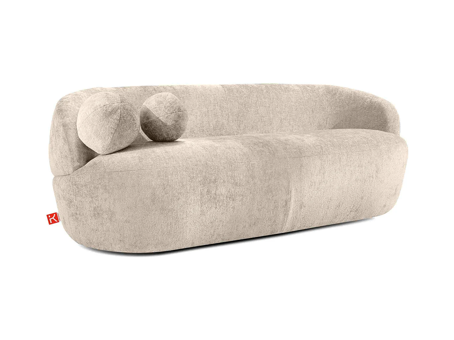 Sofa - modern - NELUM - 3-sitzer - Creme