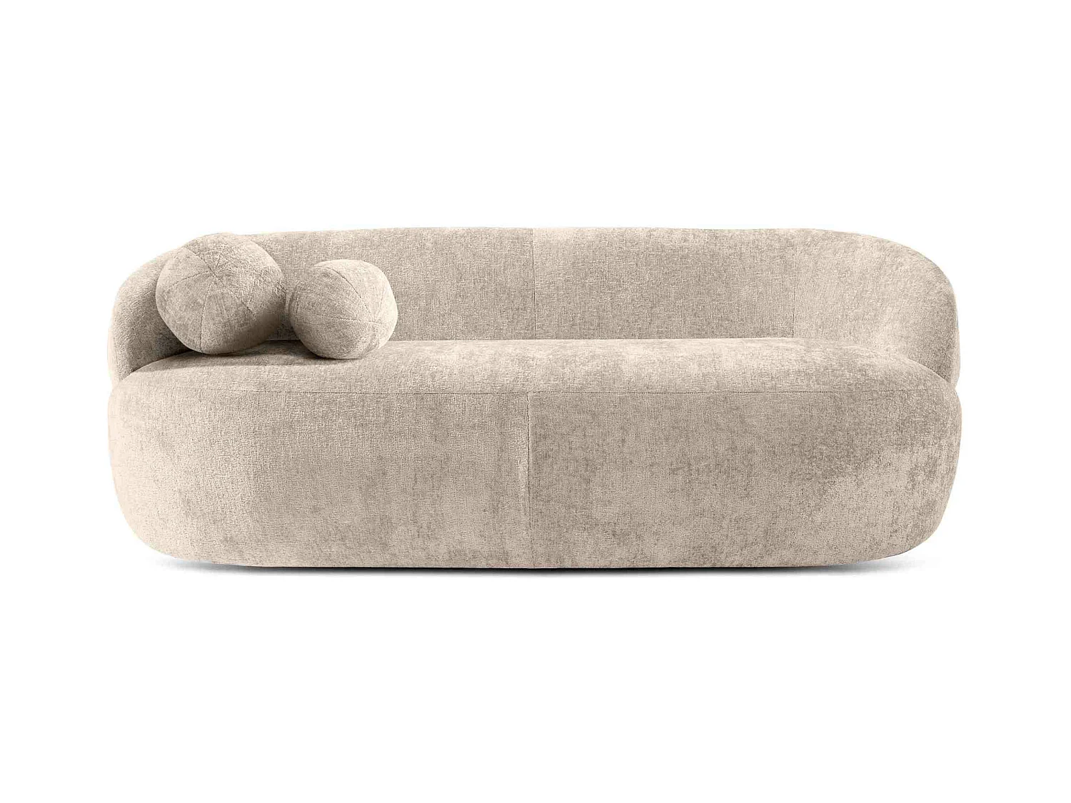 Sofa - modern - NELUM - 3-sitzer - Creme