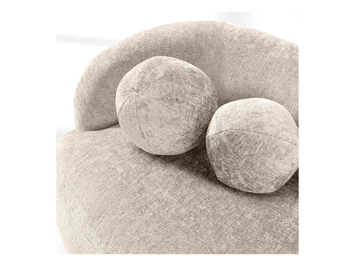 Sofa - modern - NELUM - 3-sitzer - Creme