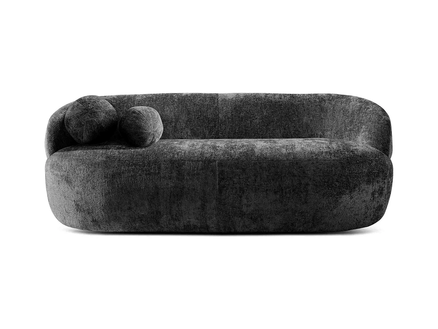 Sofa - modern - NELUM - 3-sitzer - Anthrazit