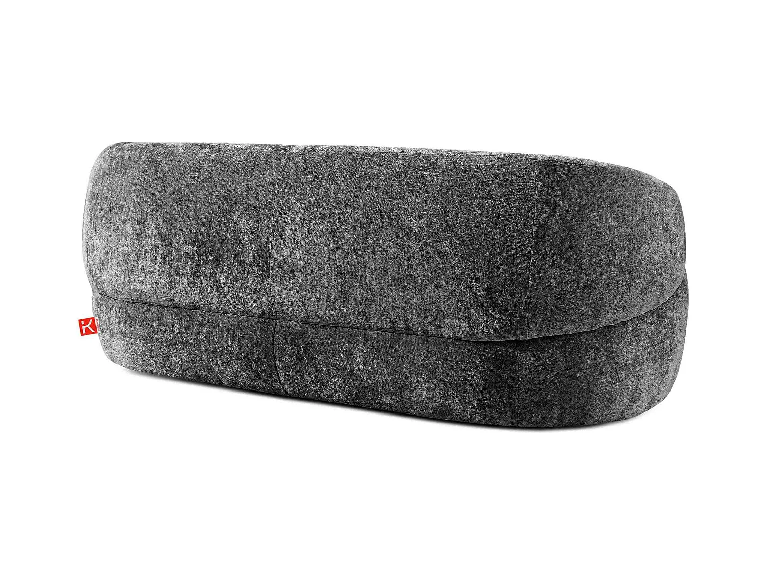 Sofa - modern - NELUM - 3-sitzer - Anthrazit