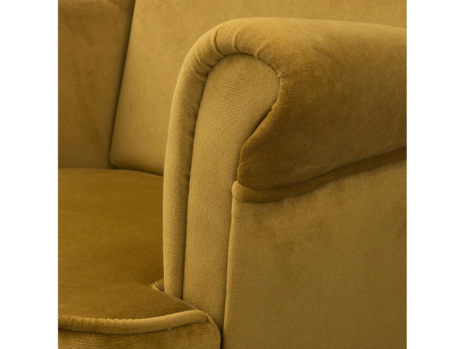 Ohrensessel Teramo III bequemer Sessel Wohnung Relaxsessel (Kronos 01 - gelb)