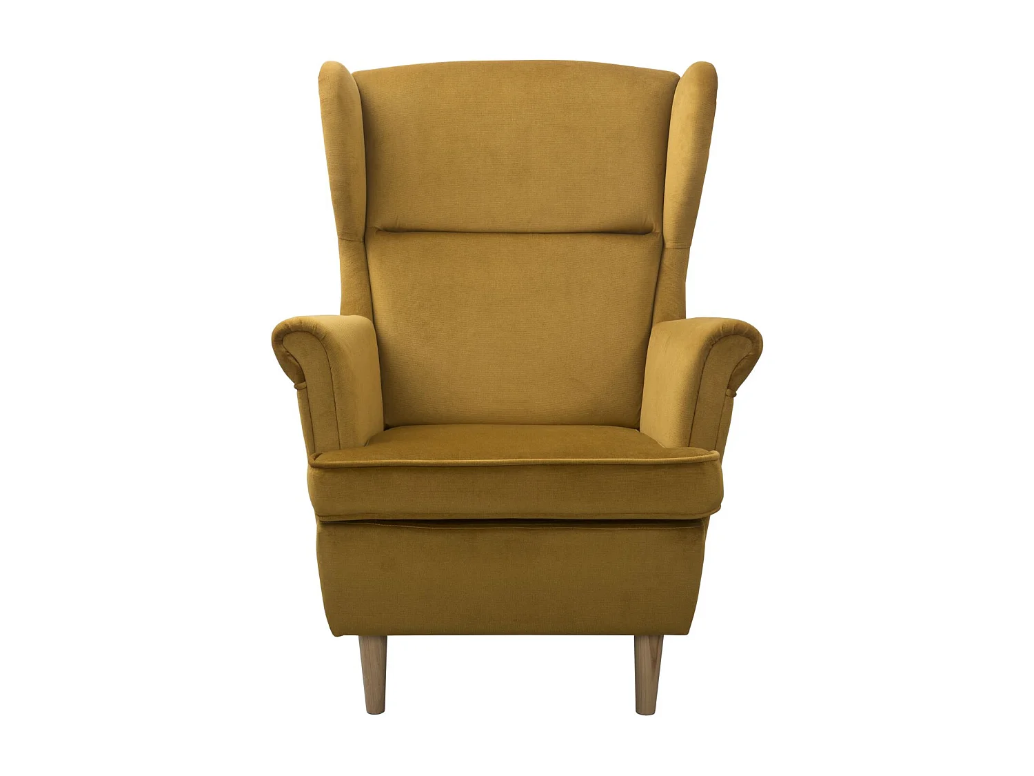 Ohrensessel Teramo III bequemer Sessel Wohnung Relaxsessel (Kronos 01 - gelb)