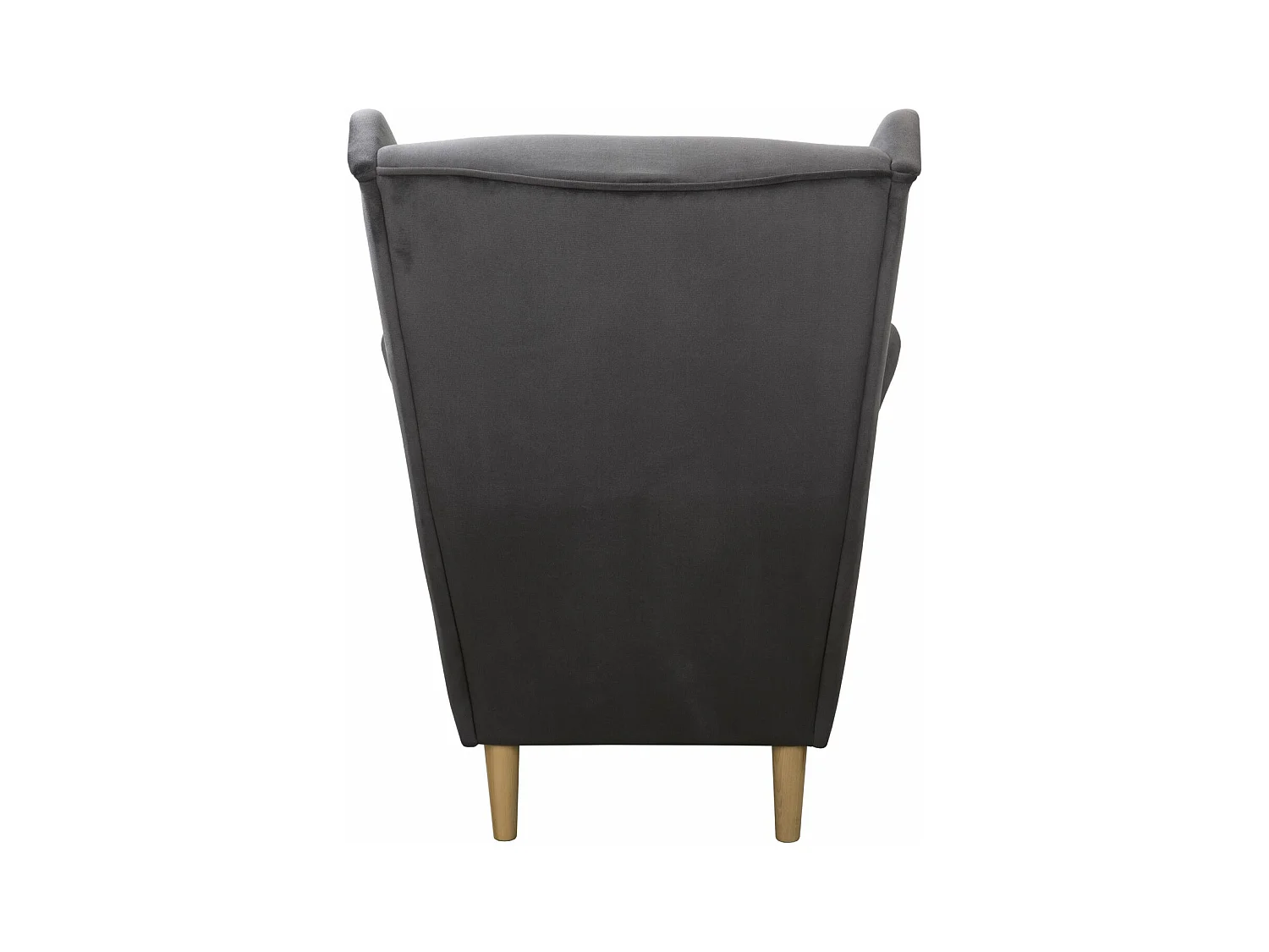 Ohrensessel Teramo mit Hocker bequemer Sessel Wohnung Relaxsessel (Kronos 22 - grau)