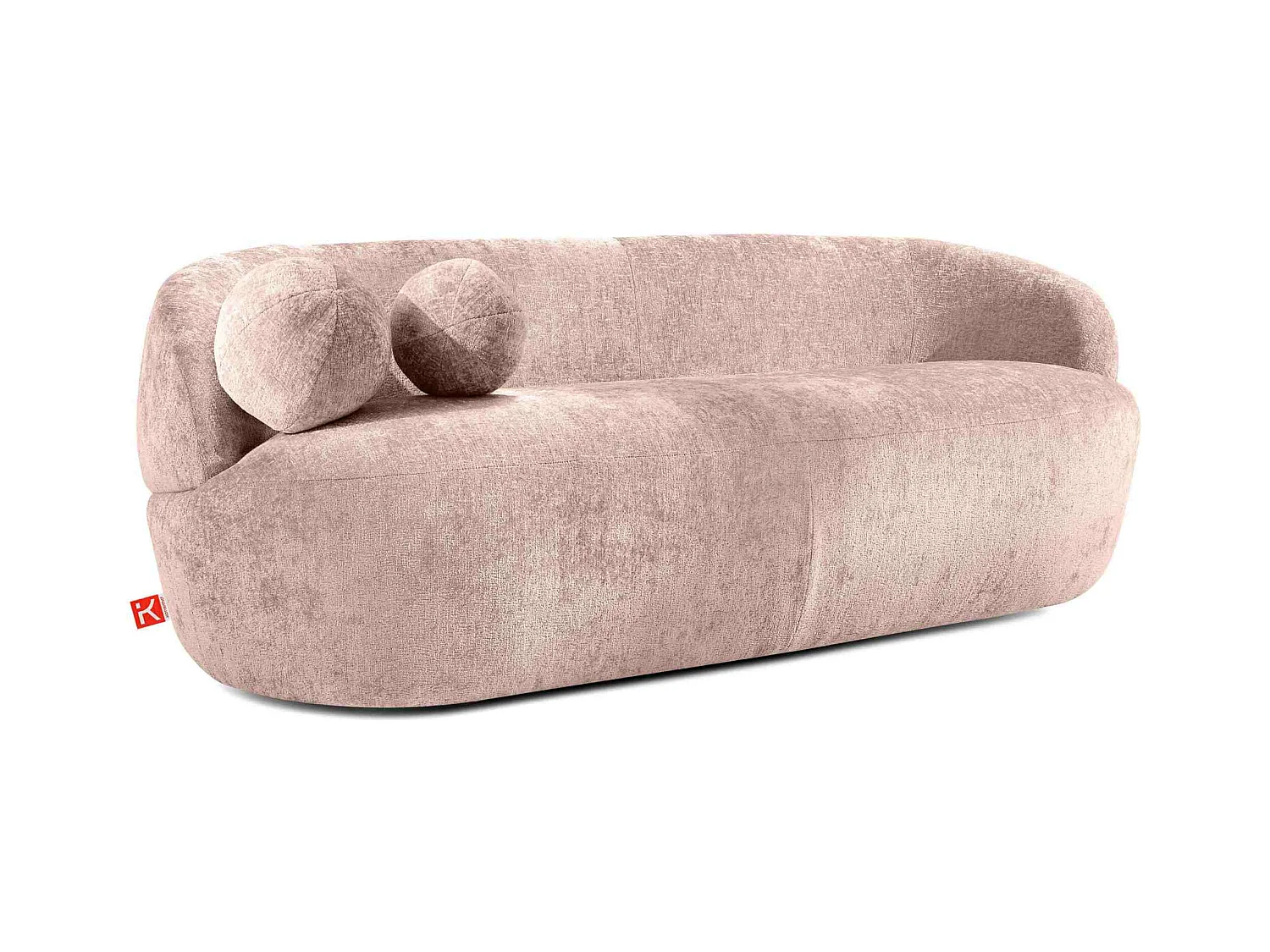 Sofa - modern - NELUM - 3-sitzer - Pink