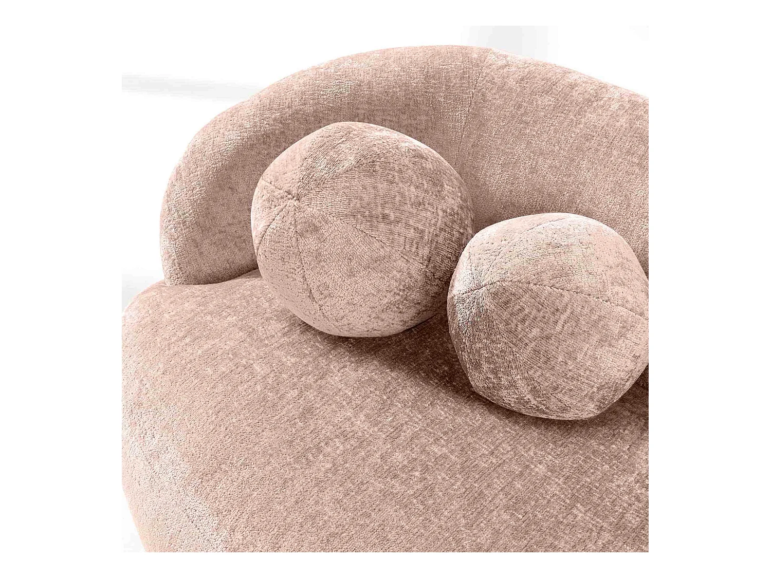 Sofa - modern - NELUM - 3-sitzer - Pink