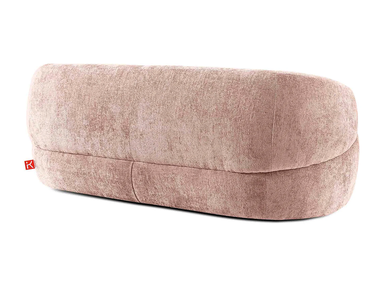 Canapé droit - 3 places NELUM - Rose