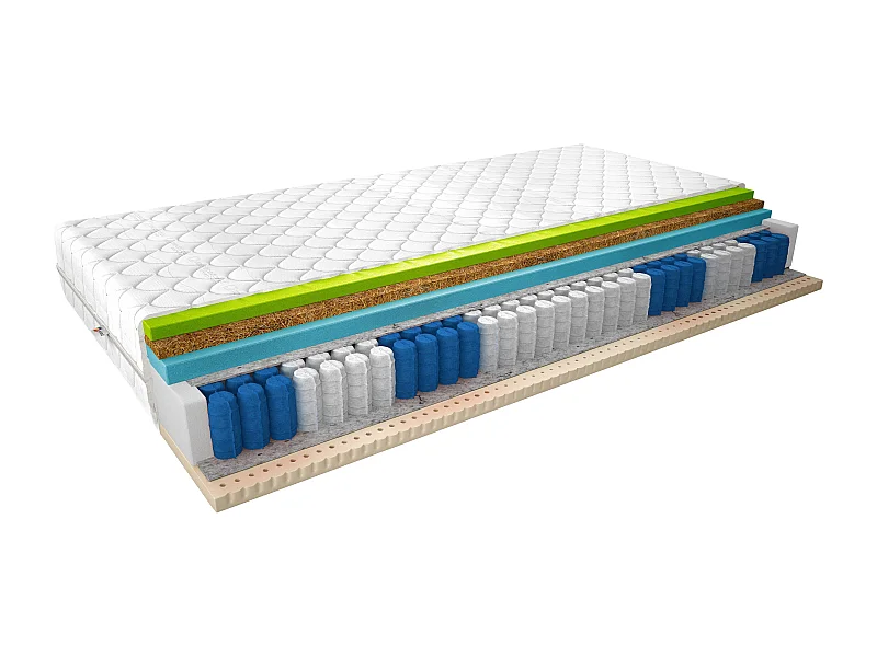 Matelas ferme 24cm mousse thermoélastique Sobra - Confort musculaire et soutien supérieur-90x200