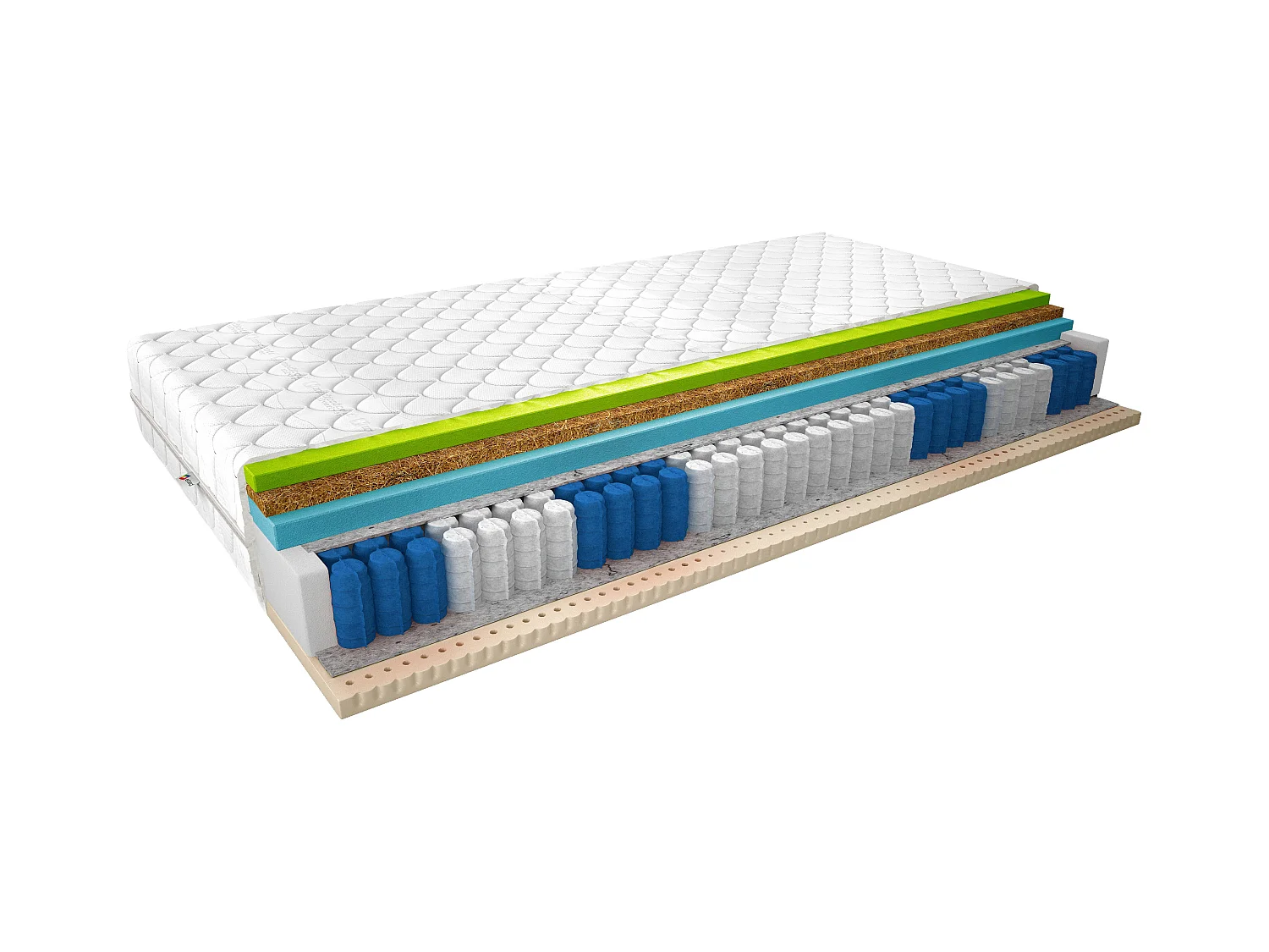 Matelas ferme 24cm mousse thermoélastique Sobra - Confort musculaire et soutien supérieur-160x200