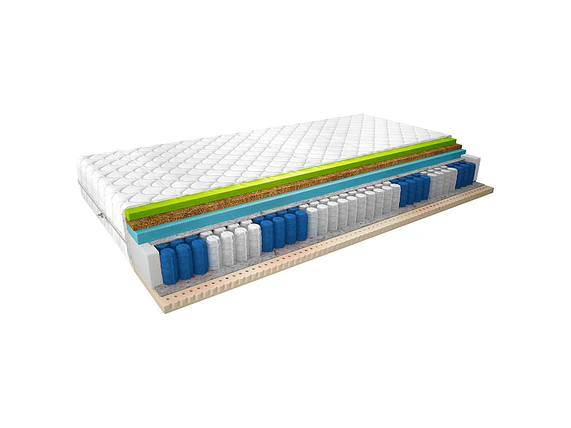 Matelas ferme 24cm mousse thermoélastique Sobra - Confort musculaire et soutien supérieur-140x200
