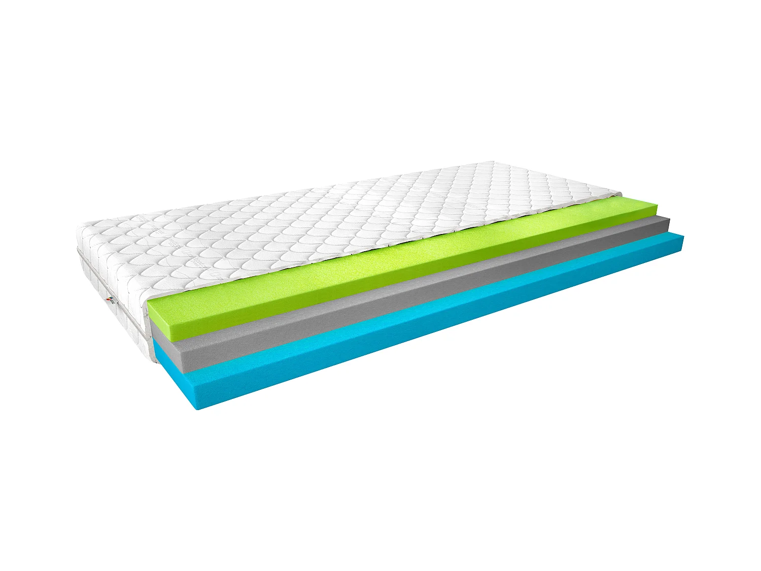 Matelas 13cm en mousse thermoélastique Vermeil - Confort érgonomique-80x200