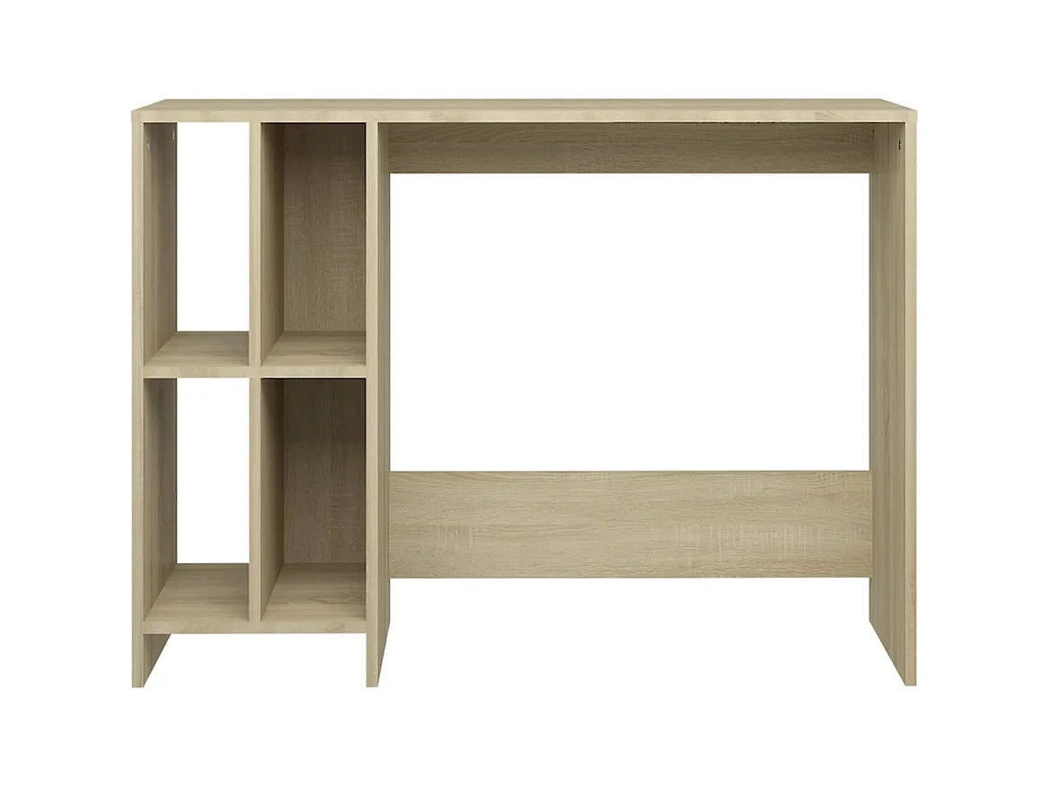 Bureau d'ordinateur portable Chêne 102,5x35x75
