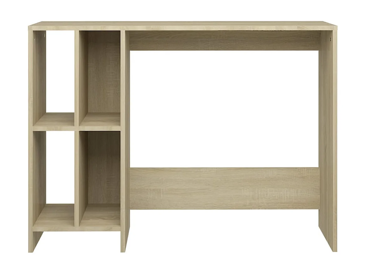 Bureau d'ordinateur portable Chêne 102,5x35x75