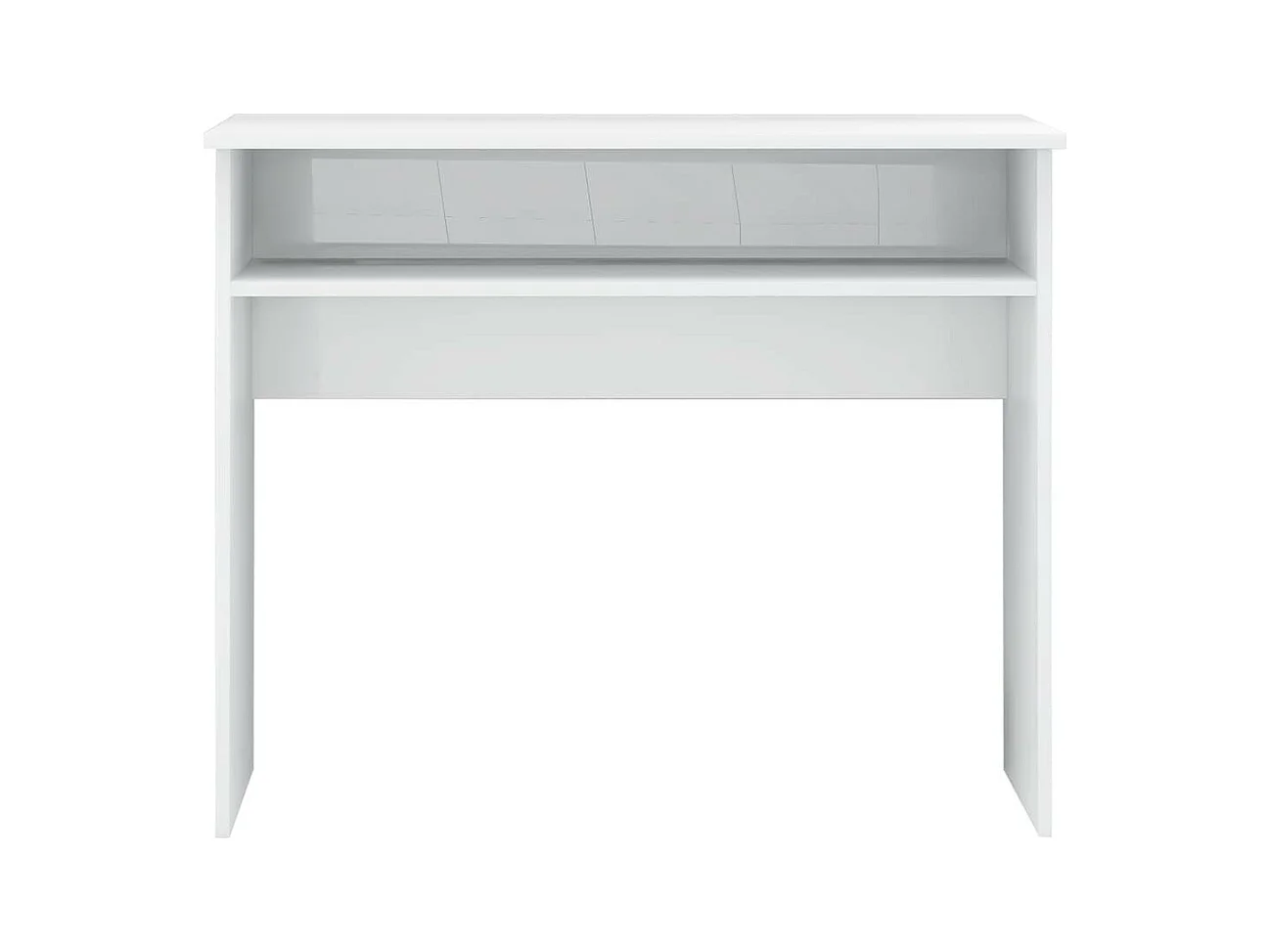 Bureau Blanc brillant 90x50x74