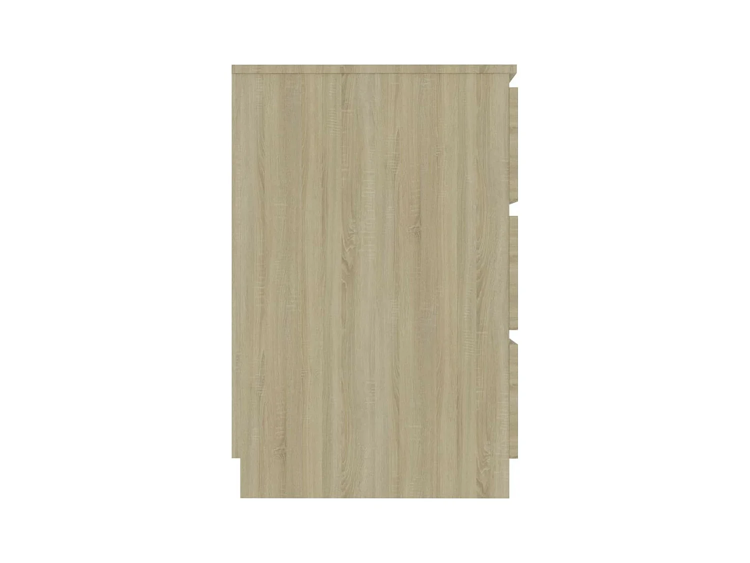 Bureau bois chêne sonoma 6 tiroirs Study 140cm