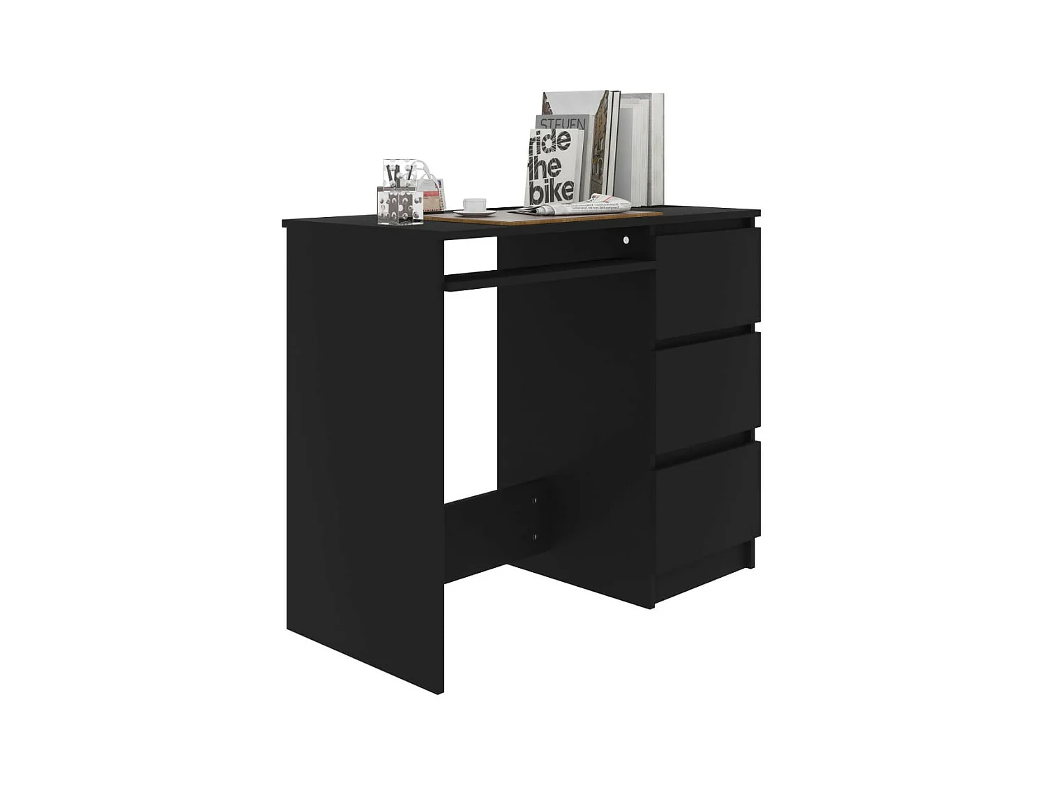 Bureau Noir 90x45x76