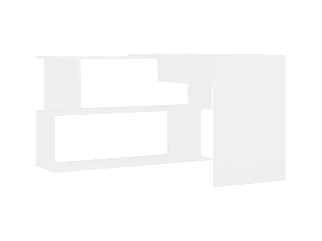 Bureau d'angle Blanc 200x50x76