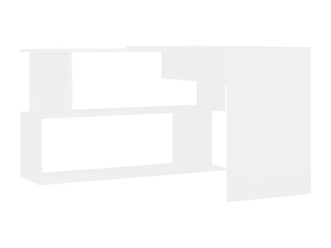 Bureau d'angle Blanc 200x50x76