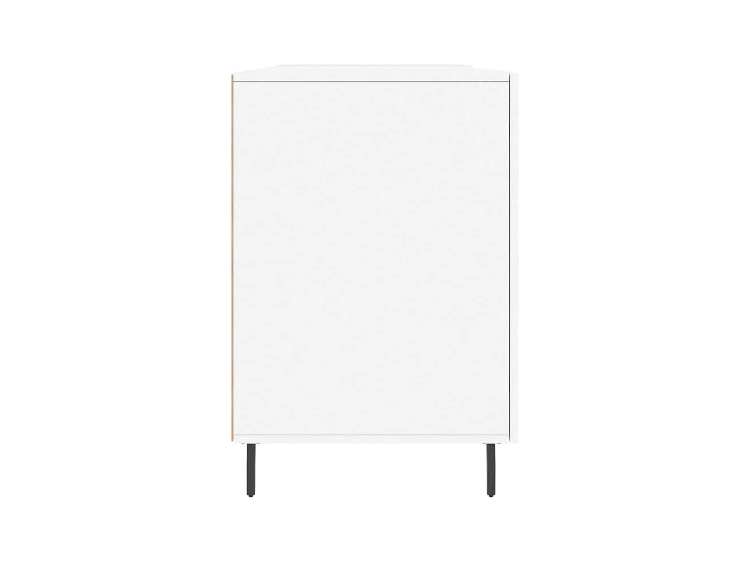 Bureau blanc 140x50x75 bois d'ingénierie