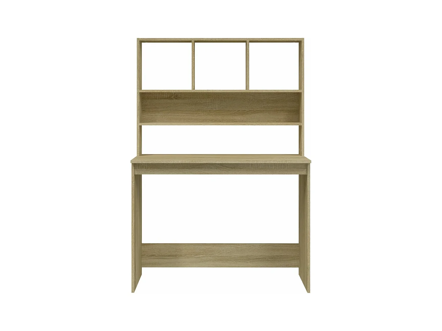 Bureau avec étagères Chêne sonoma 102x45x148
