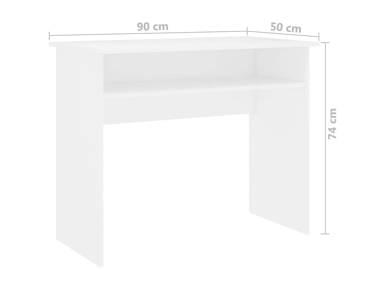 Bureau Blanc 90x50x74