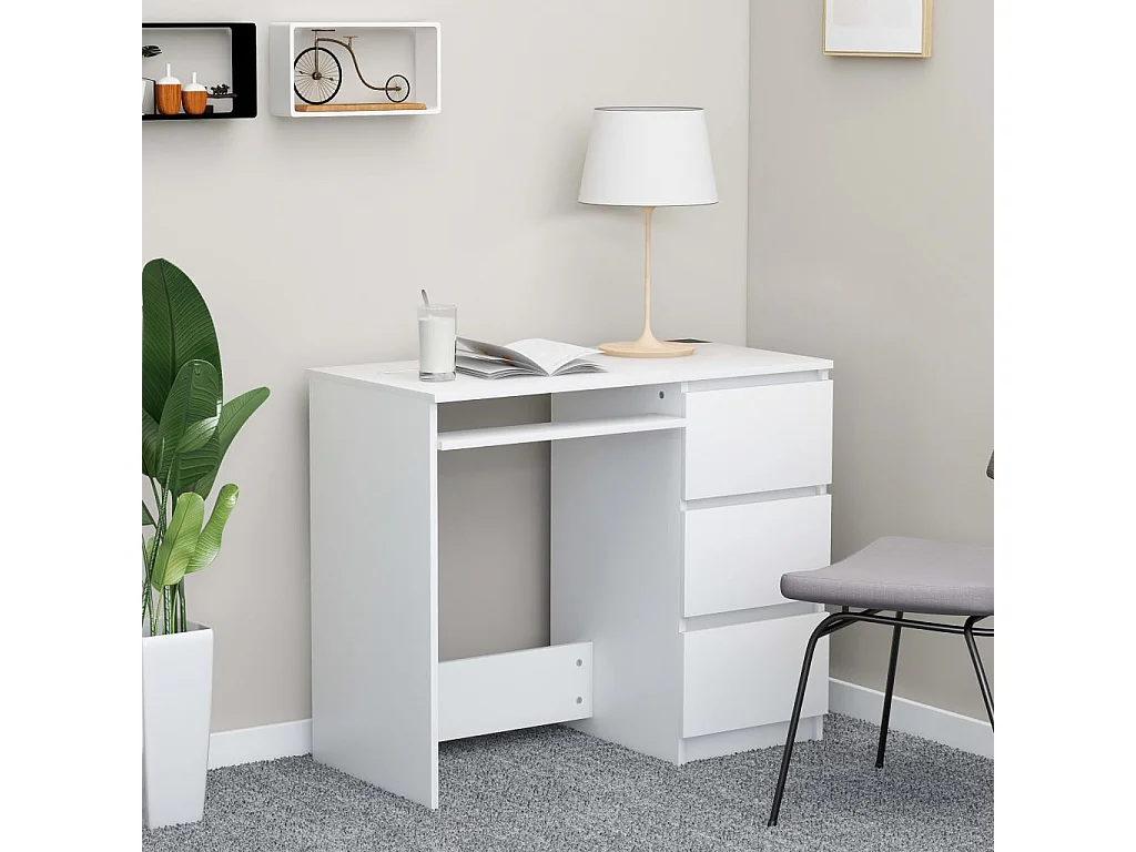 Bureau Blanc 90x45x76
