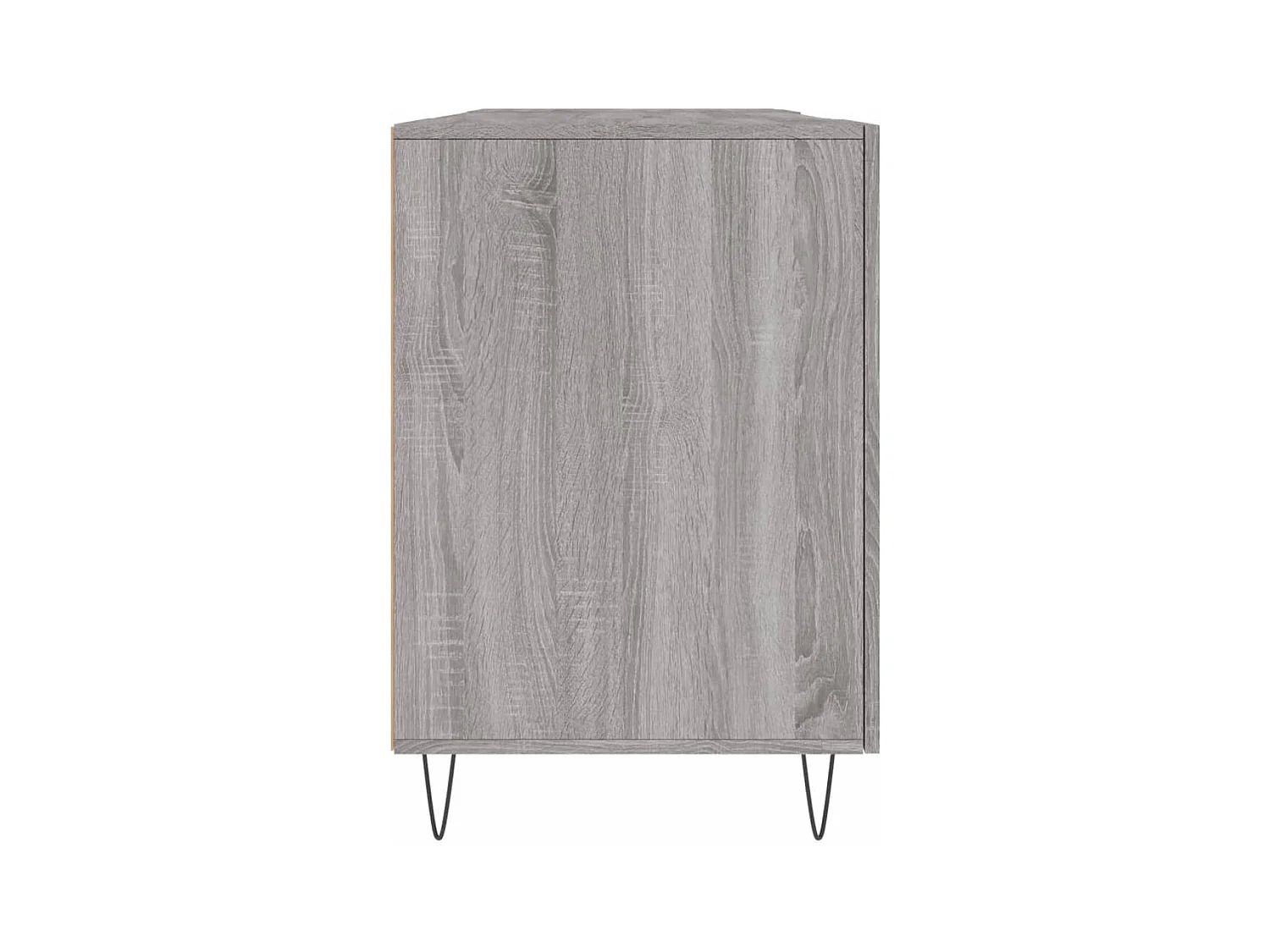 Bureau sonoma gris 140x50x75 bois d'ingénierie