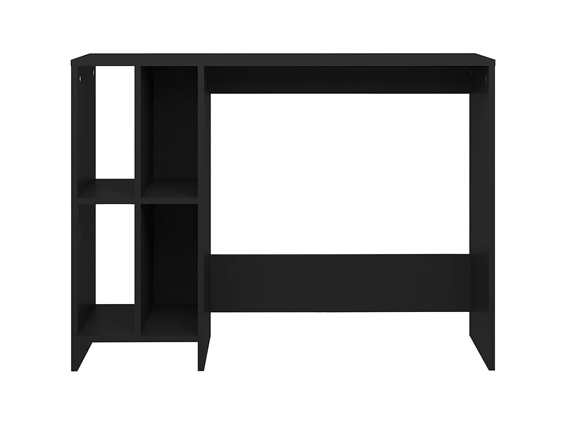 Bureau d'ordinateur portable Noir 102,5x35x75