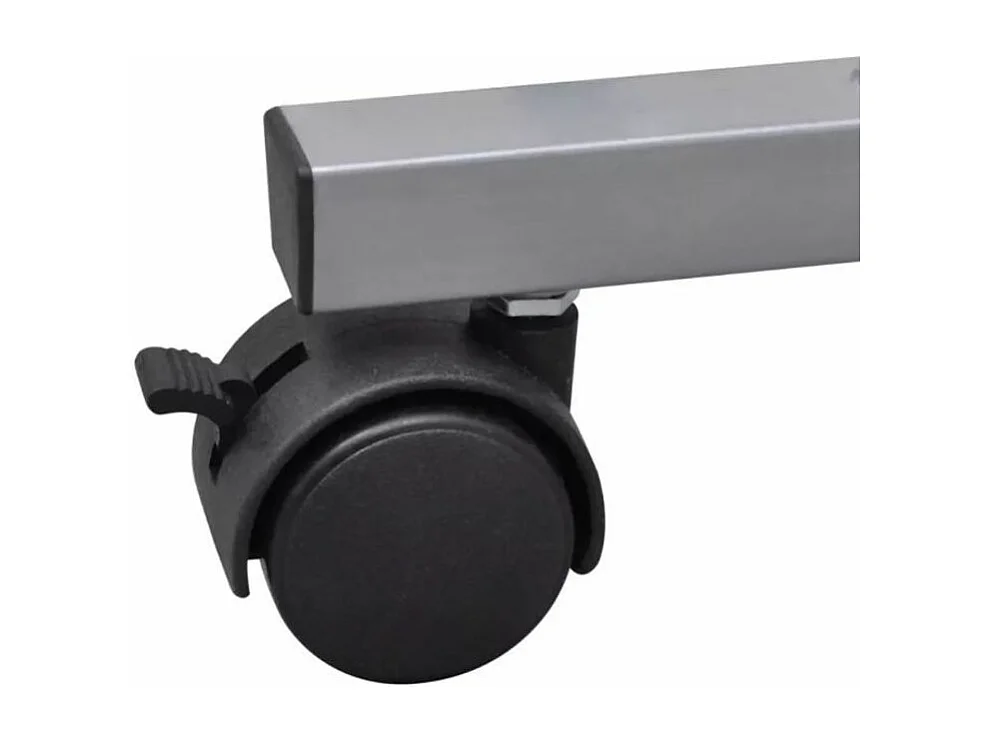 Bureau informatique bois noir métal Sirya