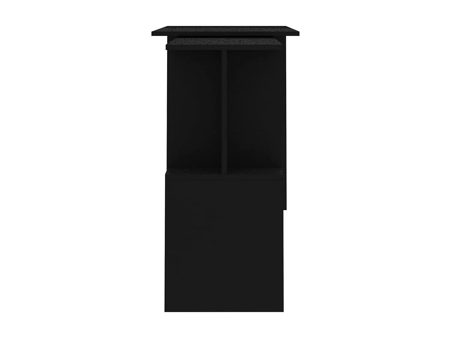 Bureau d'angle Noir 200x50x76