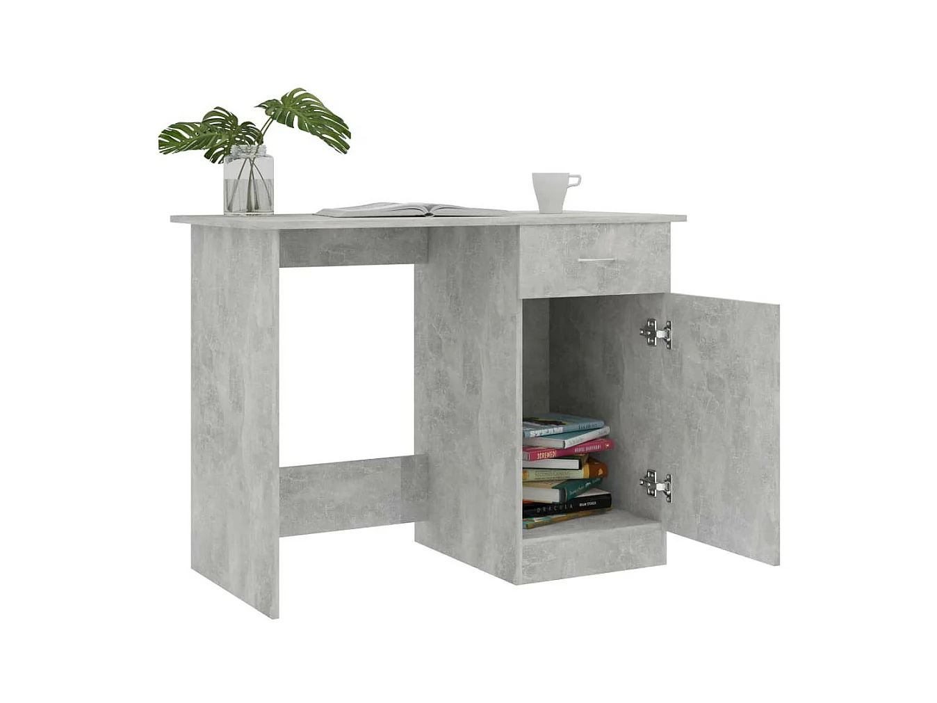 Bureau Gris béton 100 x 50x76