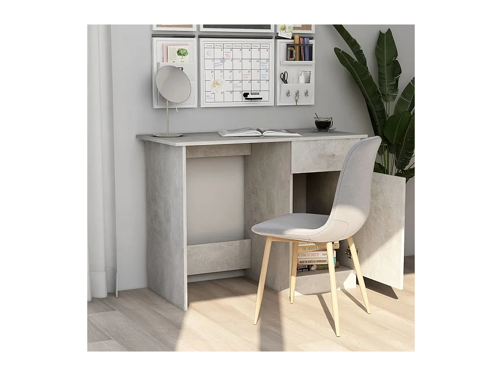Bureau Gris béton 100 x 50x76