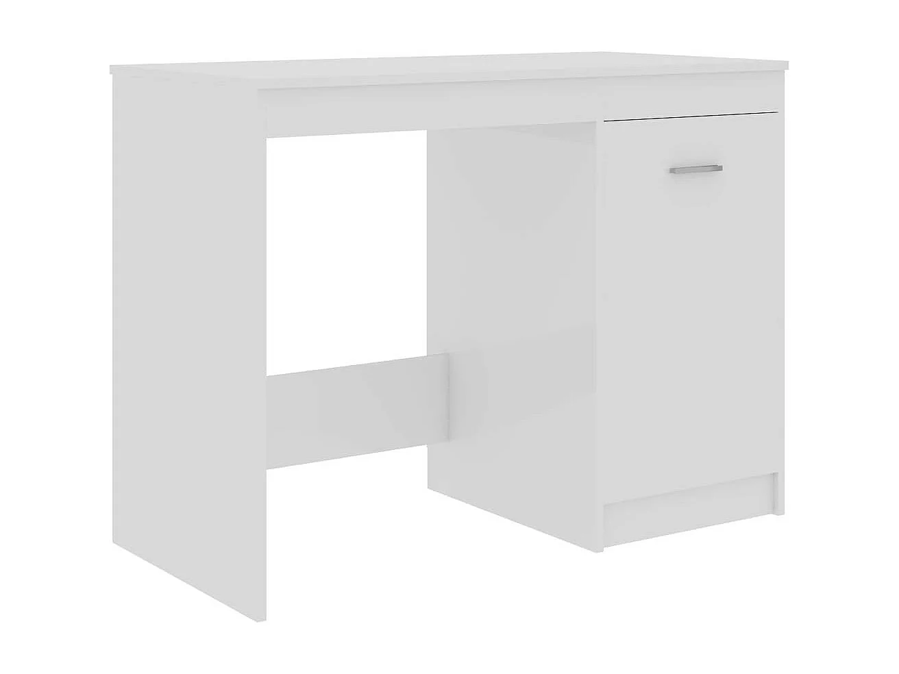 Bureau blanc brillant 100x50x76 Klacika
