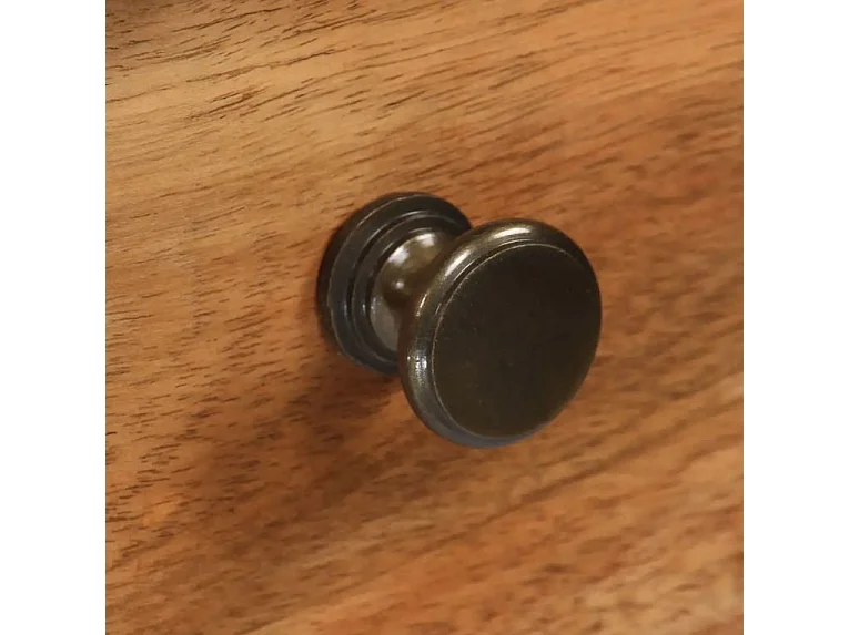 Bureau 1 tiroir acacia massif laqué Katani