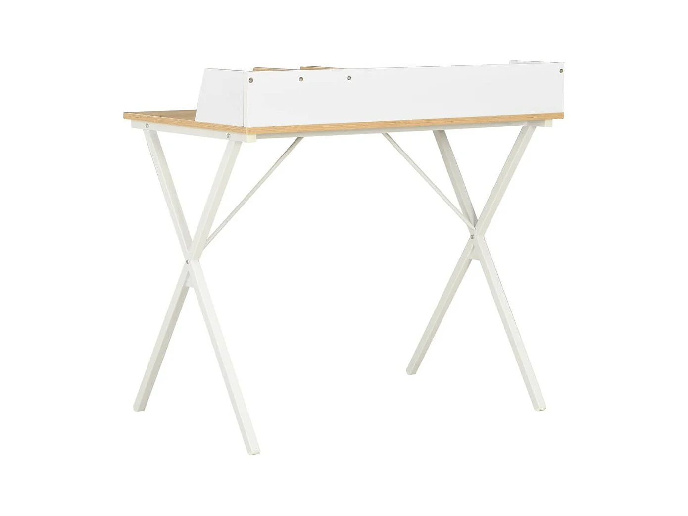 Bureau Blanc et naturel 80x50x84