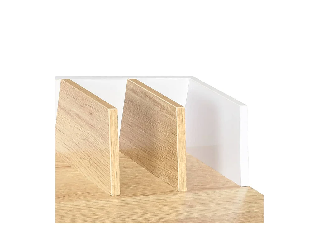 Bureau Blanc et naturel 80x50x84